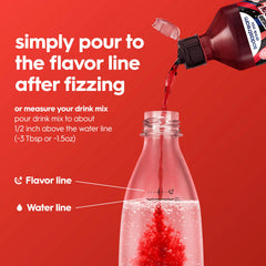 Sodastream MTN DEW Code Red Cherry Zero Sugar Drink Mix 4 Pack 440ml
